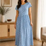 Robe Houda - Bleu ciel