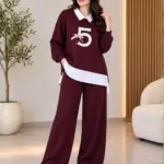 Jogging Design - Rouge Bordeaux